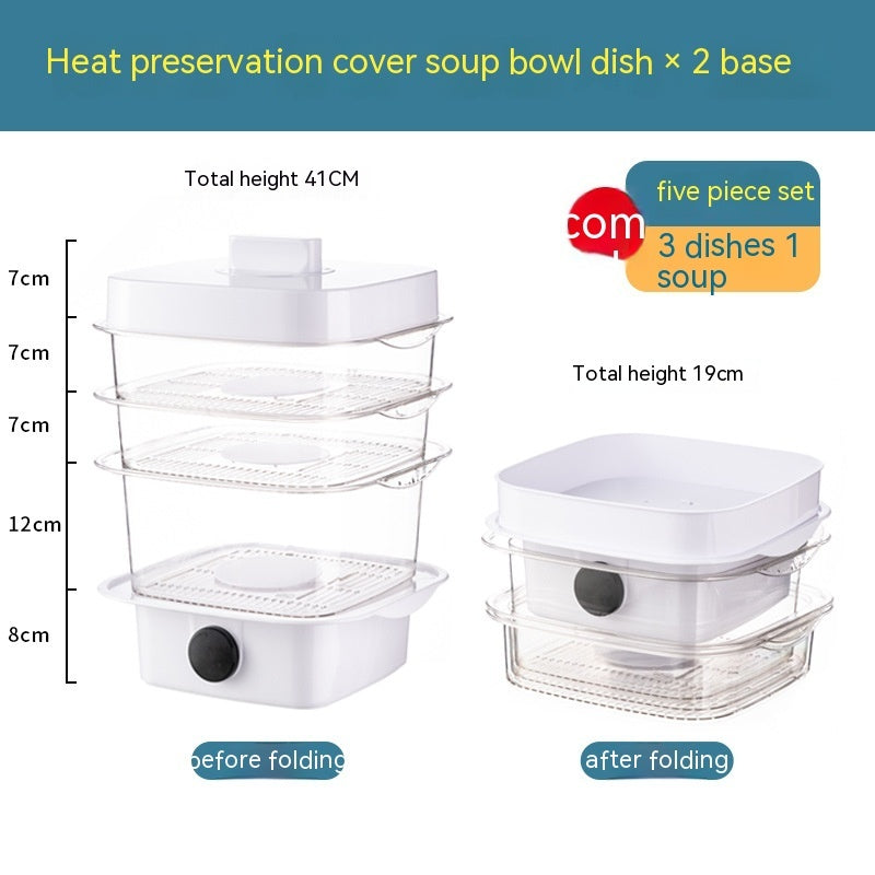 Multi-layer Heat Preservation Dish Cover