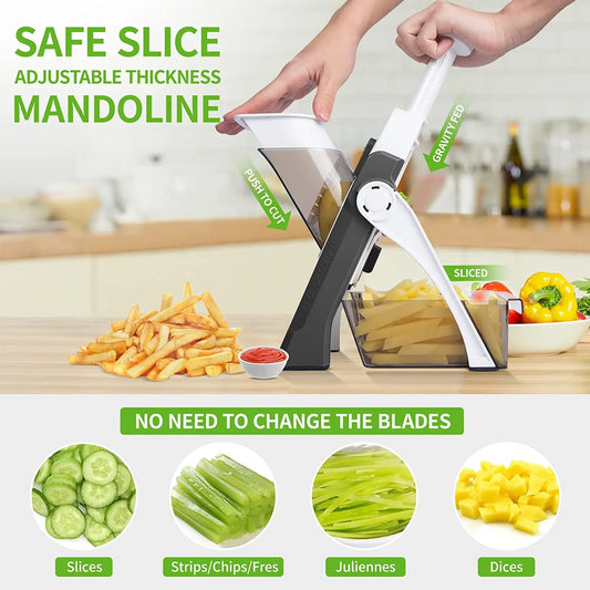 5-in-1 Manual Vegetable Cutter