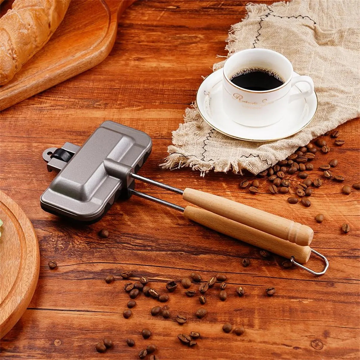 Double-Sided Nonstick Crepe and Bread Baking Pan