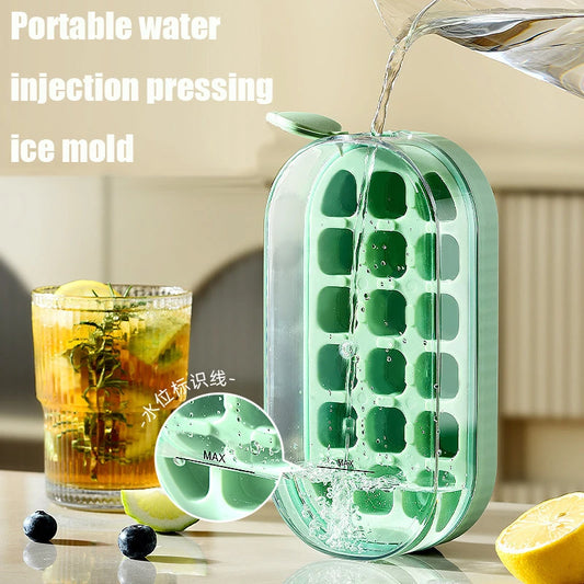 8-Grid Portable Silicone Ice Cube Tray