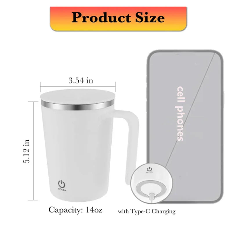 Rechargeable Automatic Stirring Mug