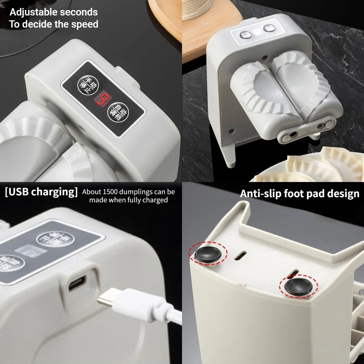 Automatic Electric Dumpling Maker Machine