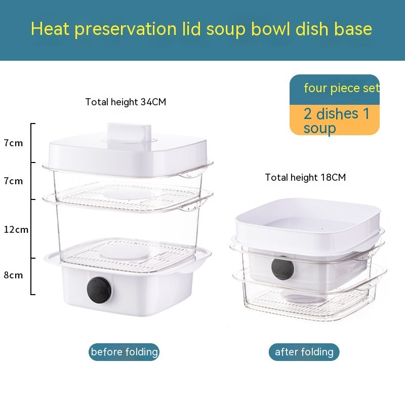 Multi-layer Heat Preservation Dish Cover