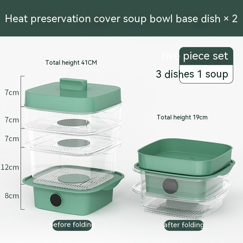 Multi-layer Heat Preservation Dish Cover